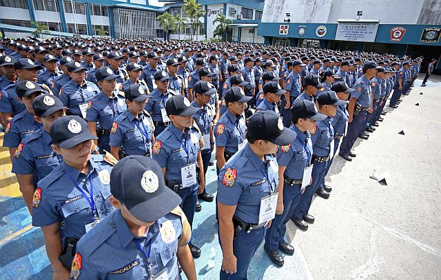 PRO 7 DEPLOYMENT OF TROOPS FOR ELECTION 2016/MAY 05,2016:Police are ready for deployment in different areas of Cebu Province for these Election 2016.(CDN PHOTO/LITO TECSON)
