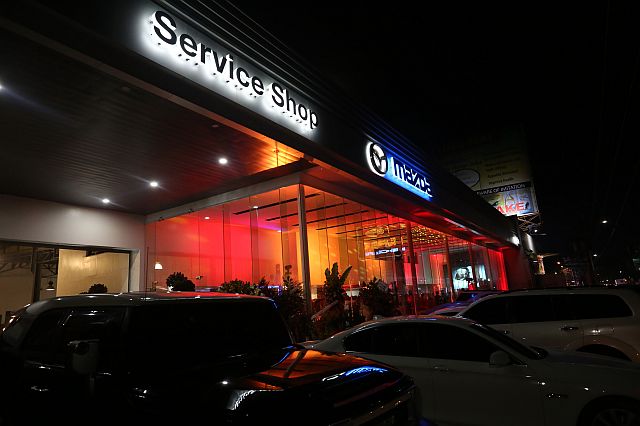 The facade of the new Mazda Cebu showroom along Juan Luna Avenue in Mabolo. (CDN PHOTO/LITO TECSON)