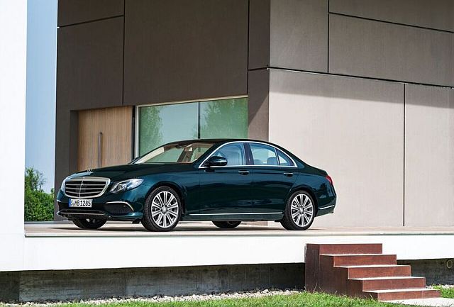 The Mercedes E-350. contributed