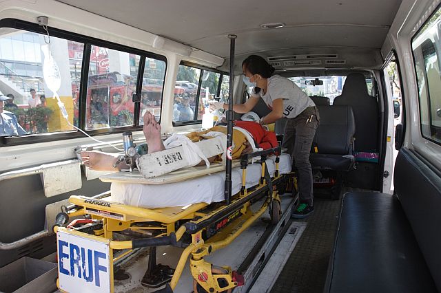 Eighteen paramedics undergo training  to become ambulance personnel at the ERUF Training Center in Mandaue City. (CDN FILE PHOTO)