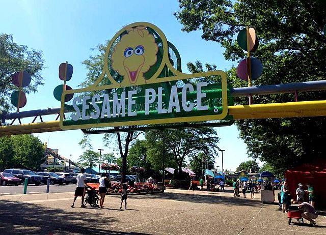 Sesame place entrance 