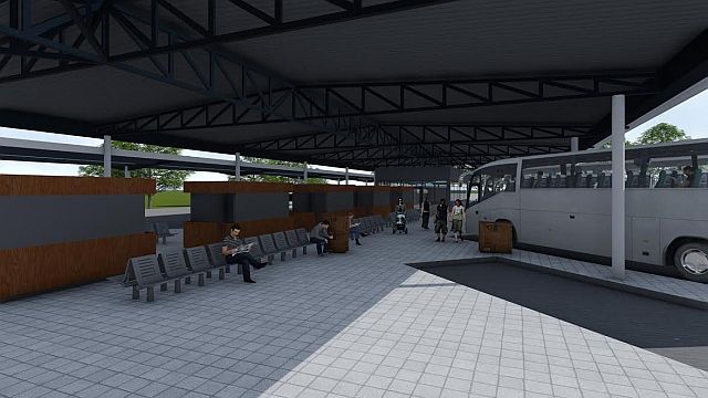 AN architect’s perspective of the 24/7 transport terminal in Bogo City. (CONTRIBUTED). 