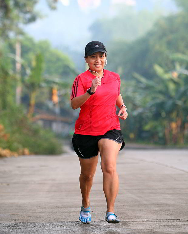 Running enthusiast Abby Ponce on her daily exercise routine (CDN FILE PHOTO)