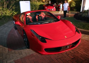 Among the Ferrari displays  was a 458 Spider.  CDN PHOTO/LITO TECSON 