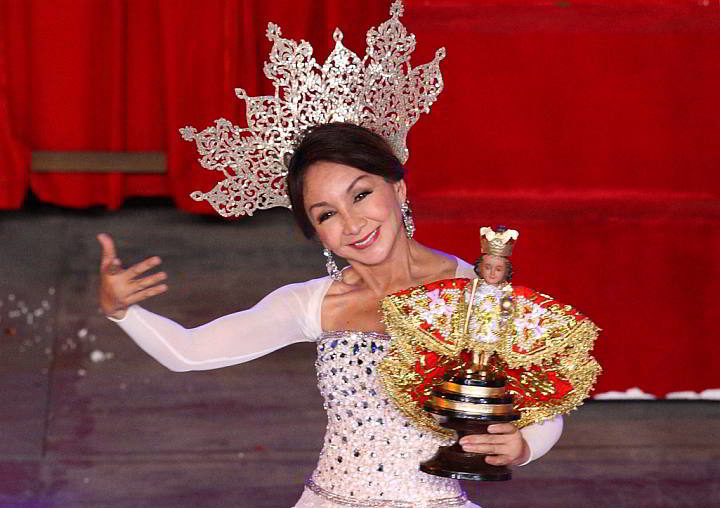 Gwen Garcia on January 20, 2013, during her ninth and last Sinulog dance as Cebu governor. (CDN FILE PHOTO)
