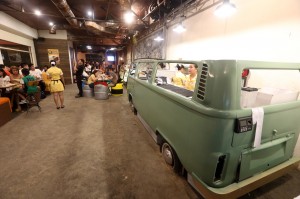 A Volkswagen camper van that serves as the cashier’s station is among the highlights of the diner. CDN photo/Tonee Despojo