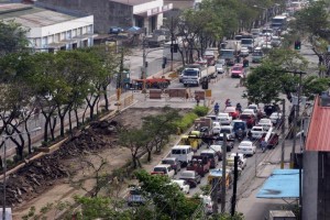 The treeless Osmena road. (CDN FILE PHOTO/ TONEE DESPOJO)