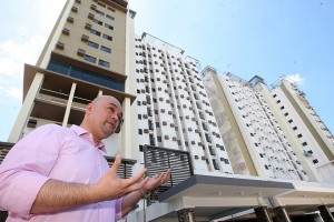 Ryan Bernard Go, Grand Land Inc. president,  says the North Reclamation Area is an ideal site for a hotel because of its access to neighboring cities of Cebu and Mandaue. (CDN PHOTO/TONEE DESPOJO)