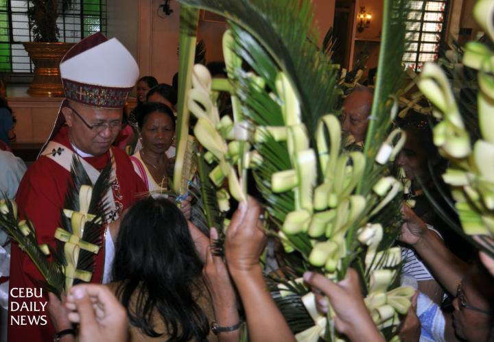 Renewal. Archbishop Jose Palma led the traditional blessing of the  palm fronds brought by churchgoers. Palm Sunday signals the start of the Holy Week. 