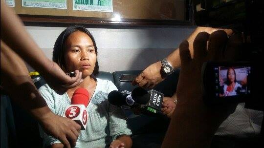 shows up at the Cebu Provincial Police Office and gets interviewed by the media. (CDN PHOTO/ APPLE TAAS)