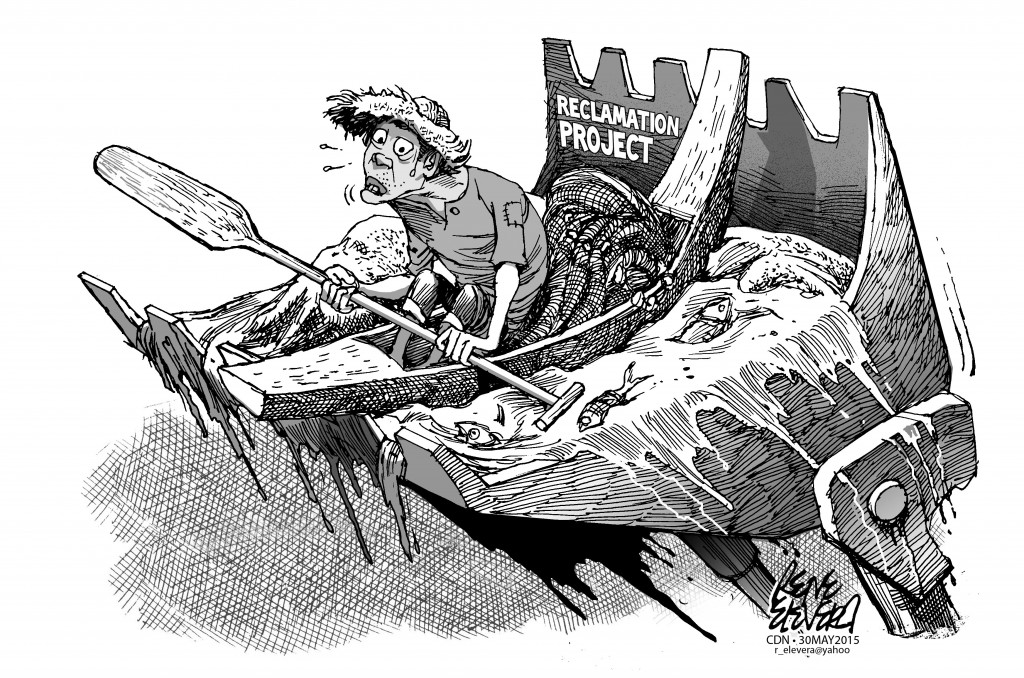 Cartoon for_30MAY2015_SATURDAY_renelevera_RECLAMATION PROJECT