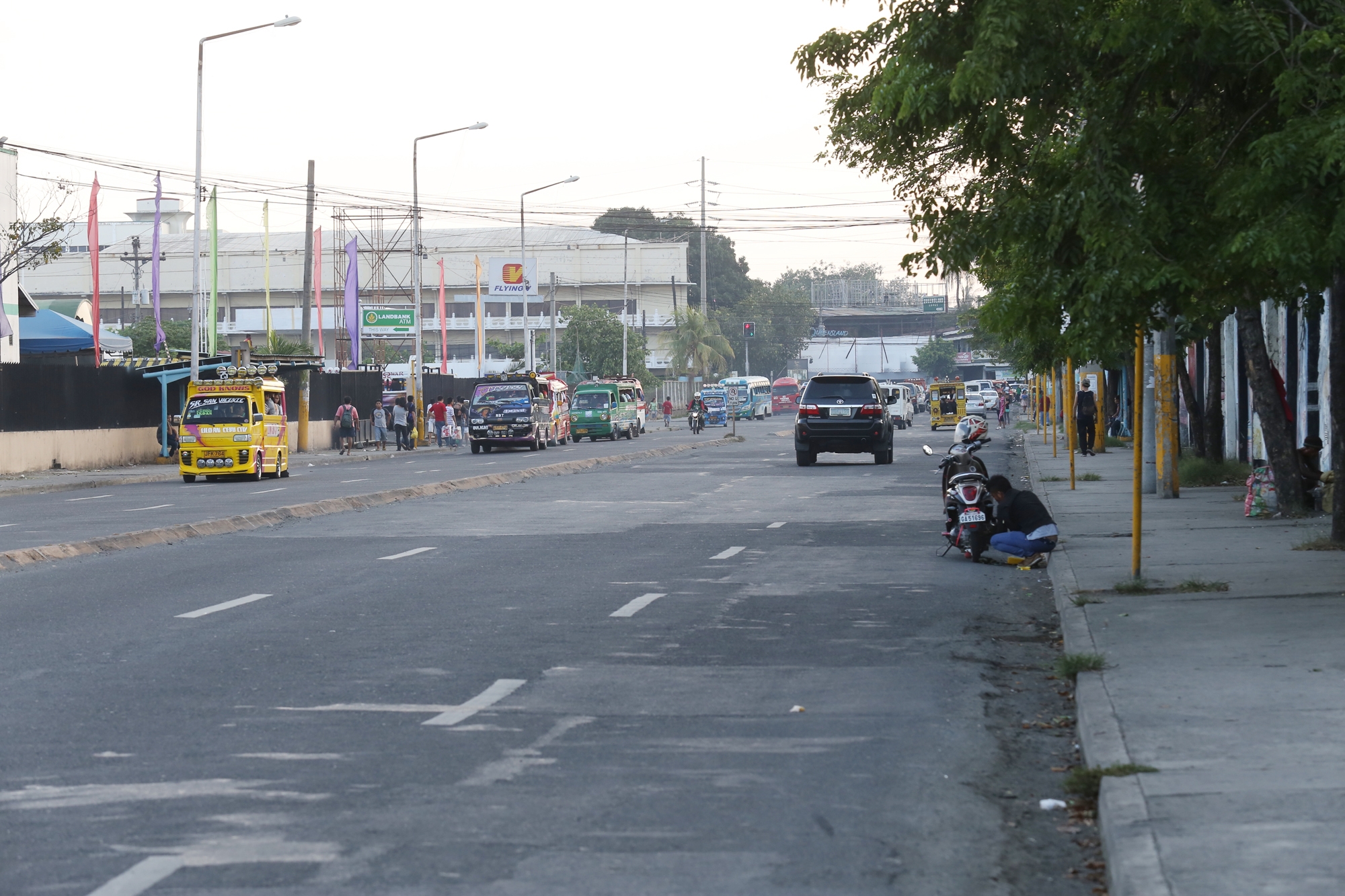 Motorist are advised that A. Soriano St. will be a one-way street starting tomorrow to give way to a concrete project.