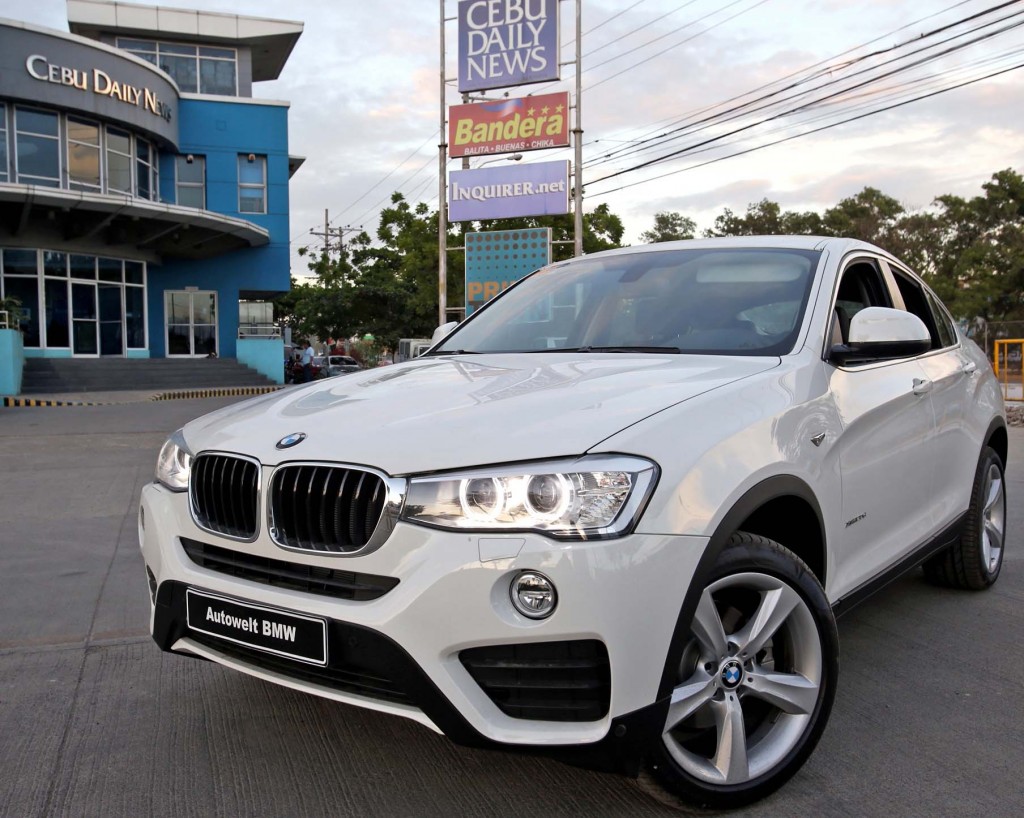 The BMW X4’s uniqueness is seen from every angle. And this is actually the crossover’s forte.  CDN photo/Junjie Mendoza