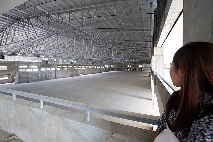 The plenary hall of the International Eucharistic Congress (IEC) Pavilion will have three levels and parking for 200 cars. (CDN Photo/Junjie Mendoza)