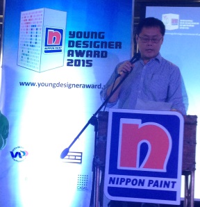Nippon’s Michael Chung announces the start of 2nd Nippon Paint Young Designer Award at the Henry Hotel. (CDN/GRACE II PECAOCO)