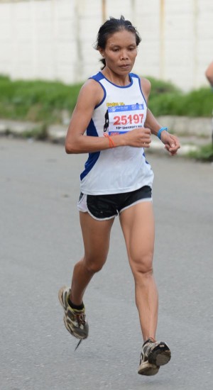 Mereeis Ramirez topped the women's race. (CDN PHOTO/ CHRISTIAN MANINGO)