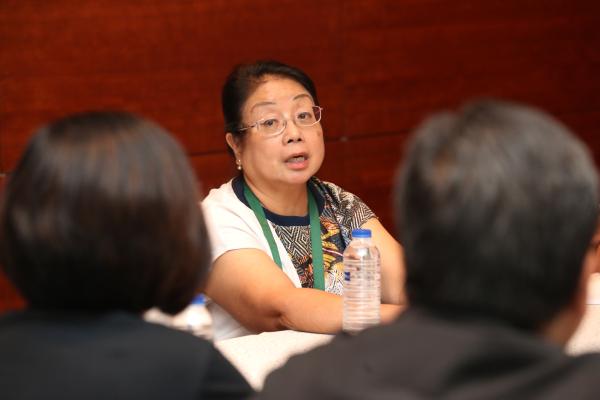 Ambassador Ma. Angelina Sta. Catalina meets with local APEC organizers in Cebu to check preparations for the first of a series of APEC meetings taht starts on Saturday. Expect 3,300 delegates and their spouses coming in and out of Cebu over the next three weeks. (CDN PHOTO/ JUNJIE MENDOZA)