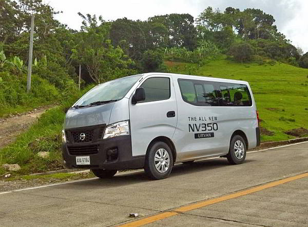 The NV350 Urvan is perfect for long trips around Cebu’s scenic routes.  (CDN PHOTO/ Brian J. Ochoa)