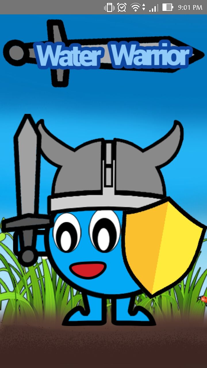 The Android application Water Warrior is a mobile game that teaches children the values of conserving water. (