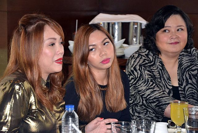Pinoycare Visa Center chief executive officer Prisca Niña Mabatid (left) with chief operating officer Iah Denisse Mabatid Alcuizar and business development head Jenny Tio.