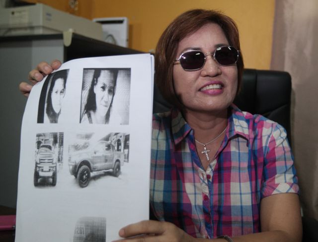 Prosecutor Mary Ann Castro-Sanchez shows another photo of a different suspect who allegedly carnapped her Ford Wildtruck pickup. (CDN PHOTO/TONEE DESPOJO)