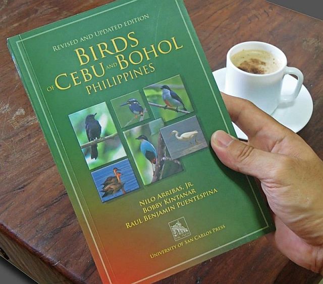 The revised and updated Birds of Cebu and Bohol Philippines features some endemic birds in the two provinces including Cebu Daily News' mascot Siloy or the Black Shama. (CONTRIBUTED PHOTO/NILO ARRIBAS, JR.)