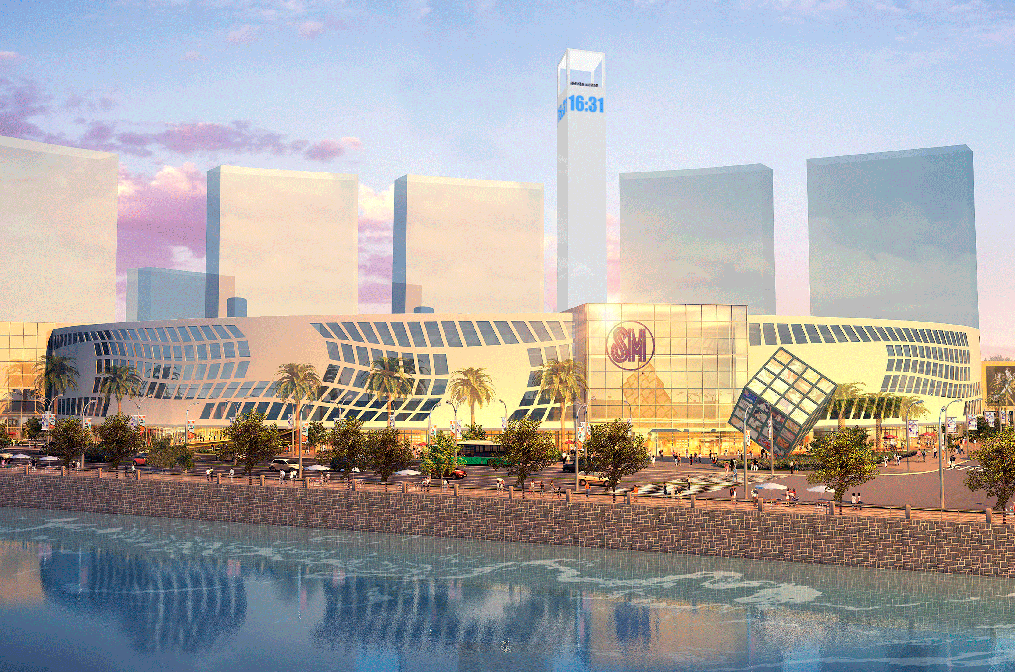 SM Mall of Asia and Bay City District Plan - Arquitectonica Architecture