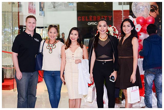 Dr. Christine Fernandez (center) with (from left)  Adam Brown and  Anna Fegi-Brown  of Brown Academy of Music, and beauty queens Bee Urgello and Maki Gingoyon