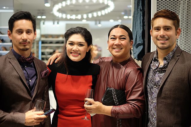 THE STARS AT H&M: AJ Dee, Nikki Vero in a piece from the coveted BALMAIN X H&M collab, Melo Esguerra and Gerald Anderson. More posts on #HMlovesCebu