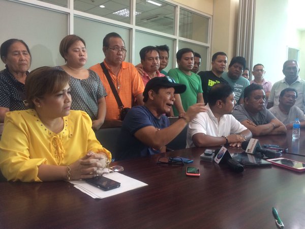 Tinago barangay captain Joel Garganera says he and other allies of Mayor Michael Rama worry about the "void" left by his forced 60-day absence. Sympathetic barangay captains held a press conference in the mayor's office in City Hall.