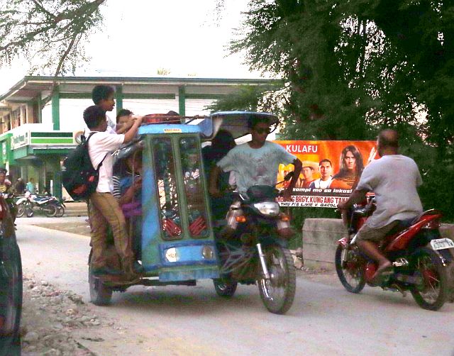 SILOY IS WATCHING: The driver of the passenger tricycle at Tuburan Town can hardly set cuase his tricycle is overloaded with passengers that cuase danger to some student passengers. ATTENTION: TUBURAN OFFICIALS LETS NOT WAIT FOR AN ACCIDENT TO HAPPEN.