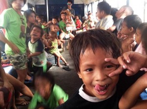 Give more - Children from pier after feeding session with C.U.R.E. Foundation -- Frauline Maria Sinson