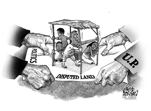 Cartoon for_5JAN2016_TUESDAY_renelevera_DISPUTED LAND