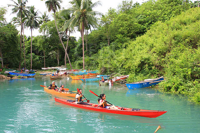 The town of Aloguinsan, which offers paddle boat river cruises, will develop a dolphin-watching program. (CDN FILE PHOTO)