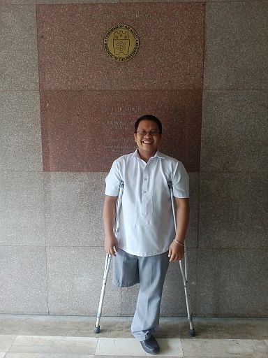One-legged government worker, Certified Public Accountant. (CONTRIBUTED PHOTO)