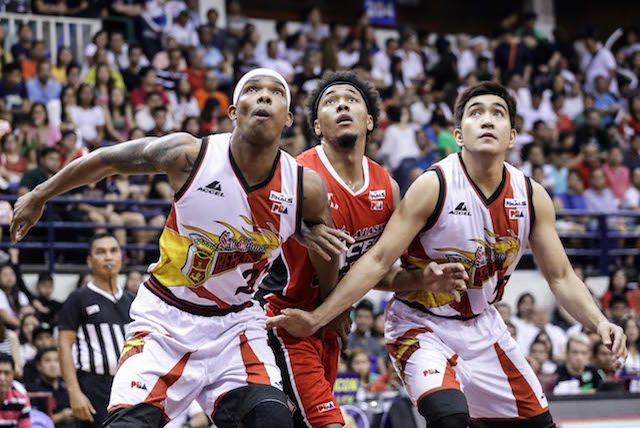 San Miguel Beermen and the Alaska Aces figure in a sudden-death Game 7 in the PBA PH Cup Finals tonight. (PBA IMAGES)