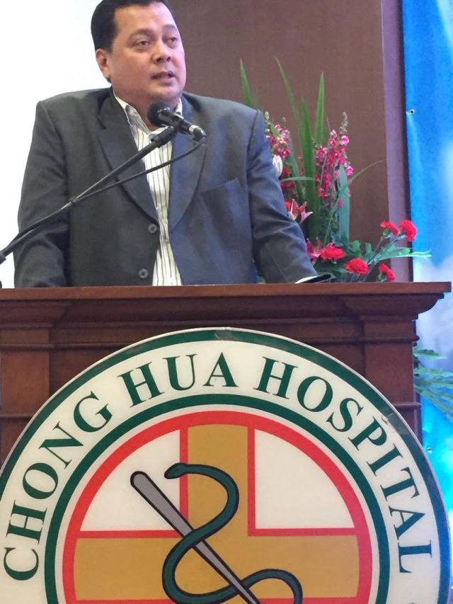 Atty. Dean Decal, Chong Hua Hospital Mandaue hospital administrator, said the hospital will provide specialty care to cancer patients in Visayas and Mindanao. (CDN PHOTO/VANESSA CLAIRE LUCERO)