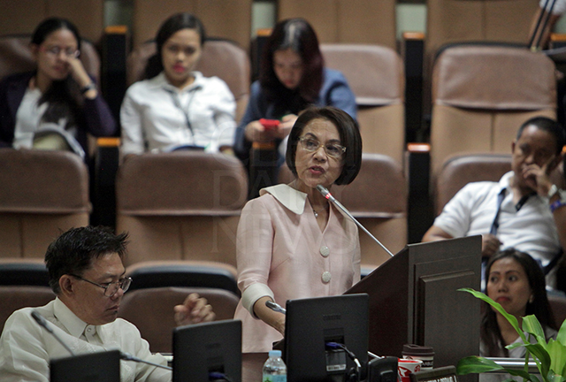 Councilor Margot Osmena says a supplemental budget must be passed so the city can pay the P180 million South Road Properties loan amortization to the Landbank of the Philippines on February 20. (CDN PHOTO/LITO TECSON)