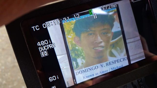 Dominggo Respecio. (CONTRIBUTED PHOTO GMA REPORTER CHONA CARREON)