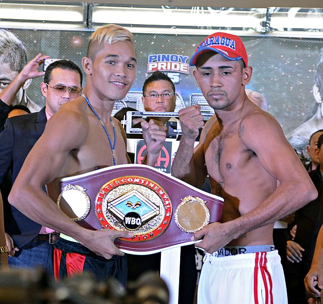 PINOY PRIDE 35 WEIGH0IN/FEB. 26, 2016 Albert Pagara Ready for whatever Yesner Talavera Brings to the Table. (CDN PHOTO/CHRISTIAN MANINGO)