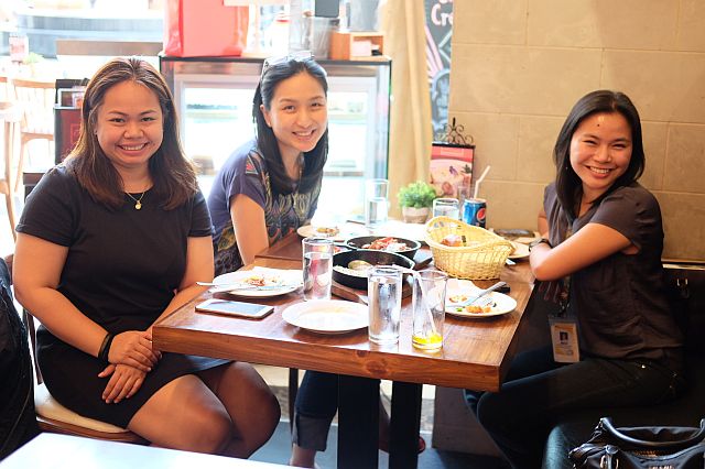 THE TITAS WHO LUNCH. From CEB’s future in the movies to Snapchat, I always enjoy these little  get-togethers with Cebu Pacific Air’s (from left) Blessie Cruz, Candice Iyog and Mich de Guzman.