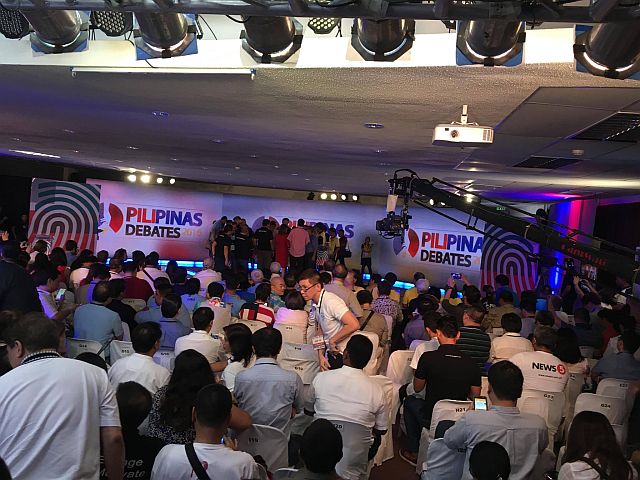 The Debate venue at UP Cebu. (CONTRIBUTED PHOTO)