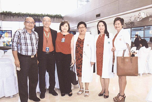 Toto Chavez, Dr. Elmer Po, Dr. Mercy Po, Dr. Ellen Chavez, Dr. Virginia Abalos, and Dr. Belinda Pañares