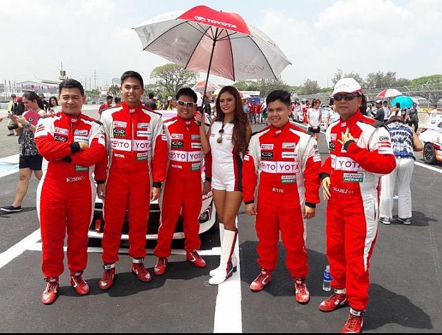 Members of Toyota Team Cebu at the Subic International Speedway. (CONTRIBUTED PHOTO)
