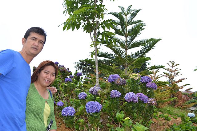 Raymond and Roshiela Fernandez, husband-and-wife tour guides, love visiting the highlands of Cebu City and Balamban for the cool breeze, sights and activities. (CONTRIBUTED PHOTO)
