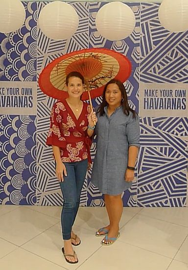 LOOKING VERY KAWAII are the  twosome behind Havaianas in these parts, say arigato to Aimil Sarmiento and Leanne Florendo for bringing MYOH to us on its 11th year!