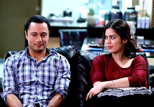 Derek and Shaina in a scene from “My Candidate” (CDN PHOTO/EDD BUENAVIAJE)