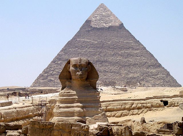The Sphinx and the Pyramid of Khafre
