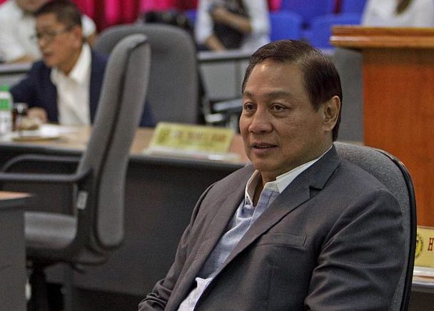COMELEC CEBU CITY ON REPLACEMENT OF THE LATE COUNCILOR RAUL ALCOSEBA. In photo is Councilor Alcoseba during a City Council session | file photo