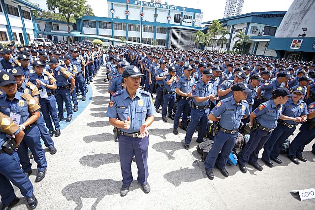 PRO 7 DEPLOYMENT OF TROOPS FOR ELECTION 2016/MAY 05,2016:Police are ready for deployment in different areas of Cebu Province for these Election 2016.(CDN PHOTO/LITO TECSON)